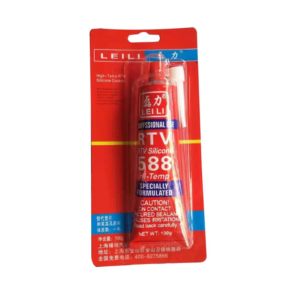 100g Strong adhesive glue high temperature sealant RTV red fastening