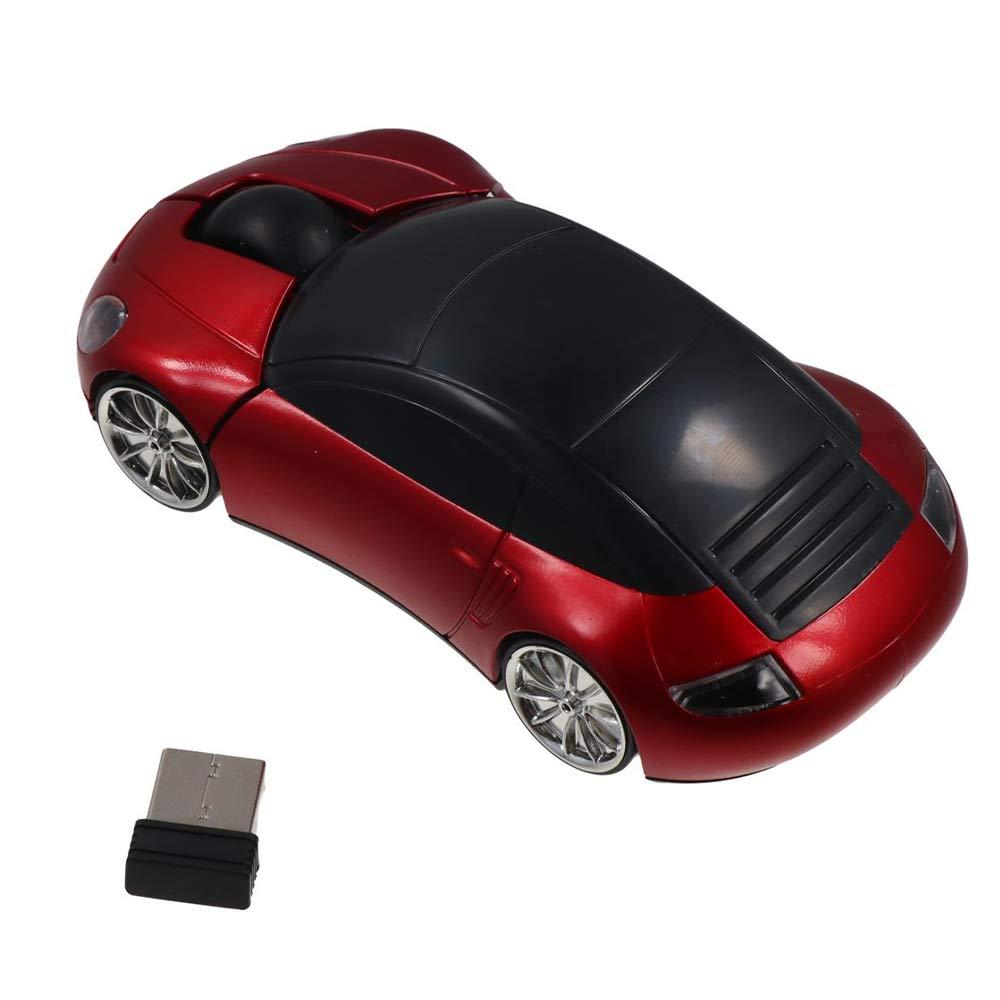 USB Scroll Sports Car Wireless Mouse Cartoon Wireless Mouse for Laptop/PC Computer Peripherals