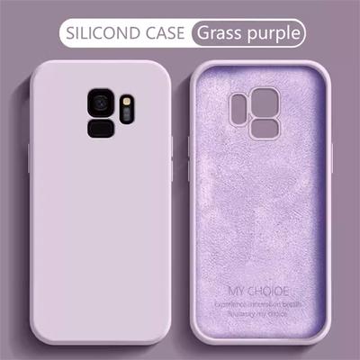 Liquid Silicone Soft Cases For Samsung Galaxy S8 S9 S10 S20 S21 FE S22 S23 S24 Plus Fundas For Samsung Note 8 9 10 20 Plus Cover