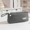 Corduroy Pencil Case Large Capacity Double-Layer Pencil Pouch for Middle School Office Cosmetic Bag Multi-Purpose Stationery Organizer for Pens Makeup
