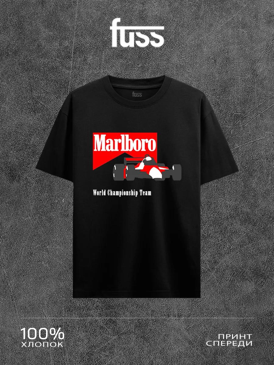 Футболка с принтом Marlboro, Формула 1 S