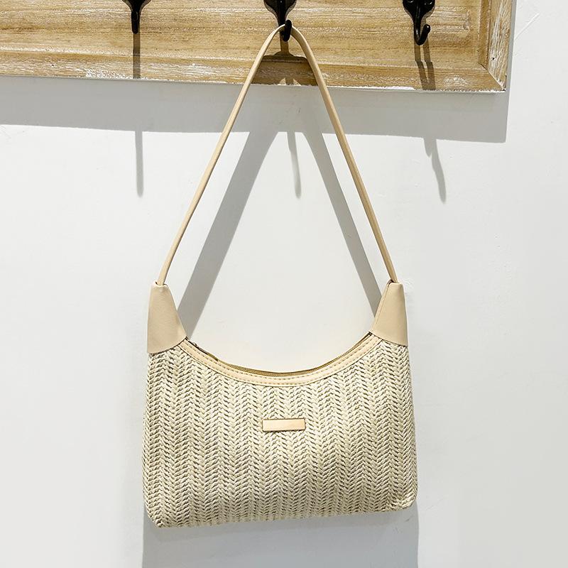 Today's popular niche straw bags for women's new summer versatile messenger bags go out small bags