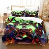 Tengen Toppa Gurren Lagann Bedding Sets,Girls Bed Supplies Set Duvet Cover Bed Comforter Set Bedding Set