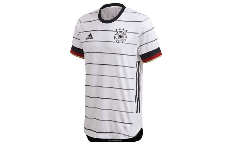 Мужские белые футбольные майки Adidas умеренного прямого кроя EH6104 XL