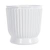 Self Watering Plant Pot Plastic Flower Pot with Water Reservoir Wick Ropes Modern Indoor Planter for Home Office