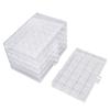 Nail Art Ornament Storage Box 5 Layer Transparent Classification Tool Box for Home Bedroom