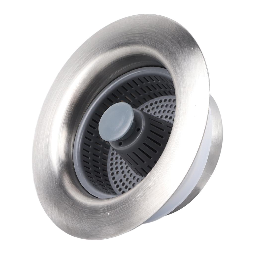3 In 1 Stainless Steel Sink Aid Well Sealed Anti Return Water Kitchen Sink Drain Strainer for