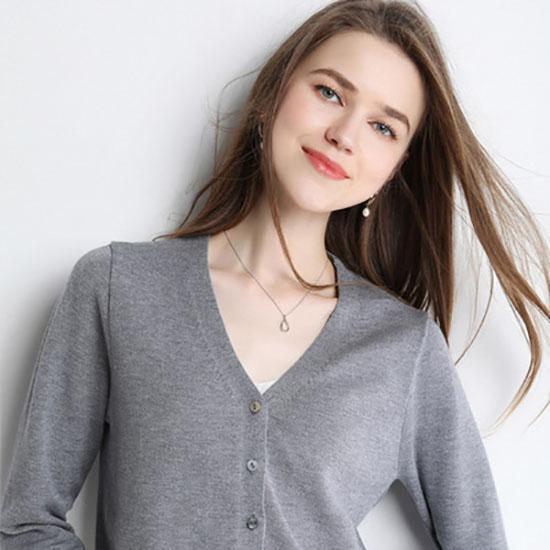 Cardigan da Donna a Bottoni Singoli Lavorati a Maglia Monocolore Maglione Cardigan Primavera Autunno Moda Coreana Maglioni Girocollo Capispalla Lavorati a Maglia