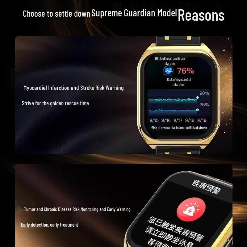 Умные часы Andun для мониторинга здоровья (Китайская версия)