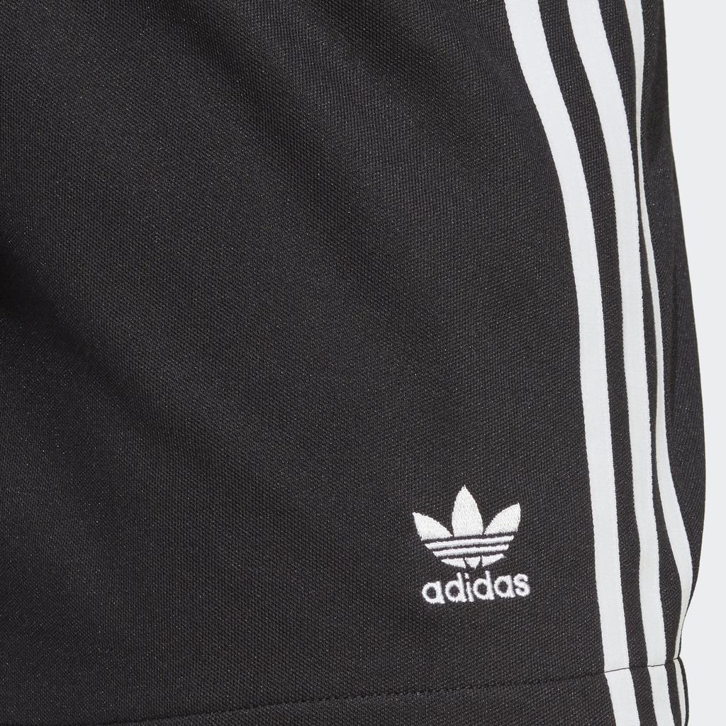 Adidas Originals Home Of Classics Series Logo Embroidered Loose A-Line Mini Skirt Women Bottoms Black IC5475