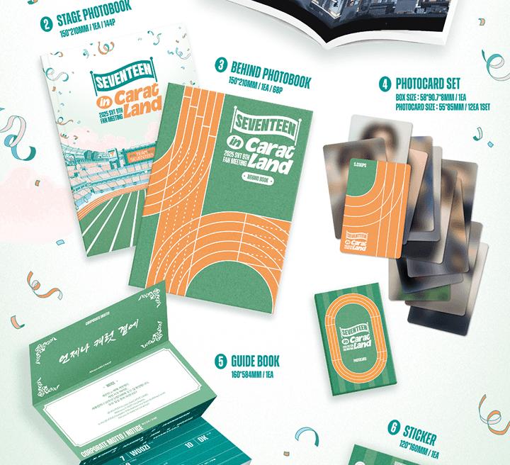 [POB] SEVENTEEN - 2025 SVT 8TH MEETING [SEVENTEEN in CARAT LAND] MEMORY BOOK+