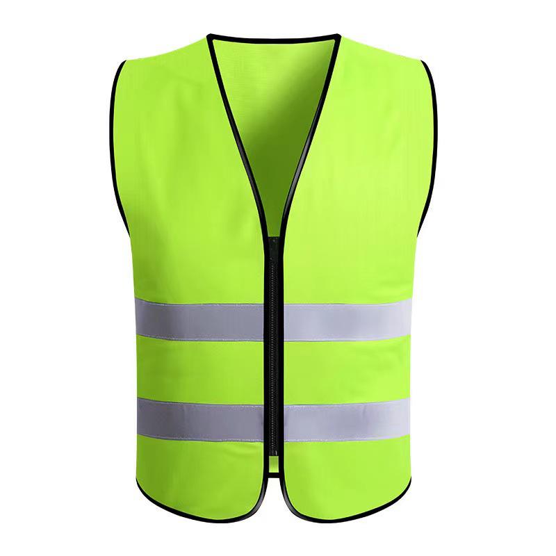 Fluorescent Reflective Safety Vest for Construction and Road Workers
