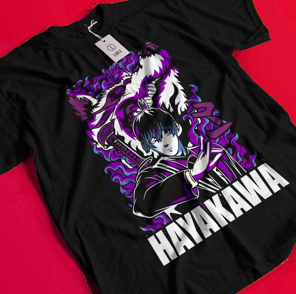 

Chainsaw Man Aki T-Shirt Asa Makima Power Tshirt Anime Denji Shirt All Size Tee BB178 S