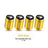4PCS Car Air Tire Valve Caps Aluminum Wheel Tyre Stem Cover For Toyota 86 Harrier Vellfire Alphard Camry Avensis