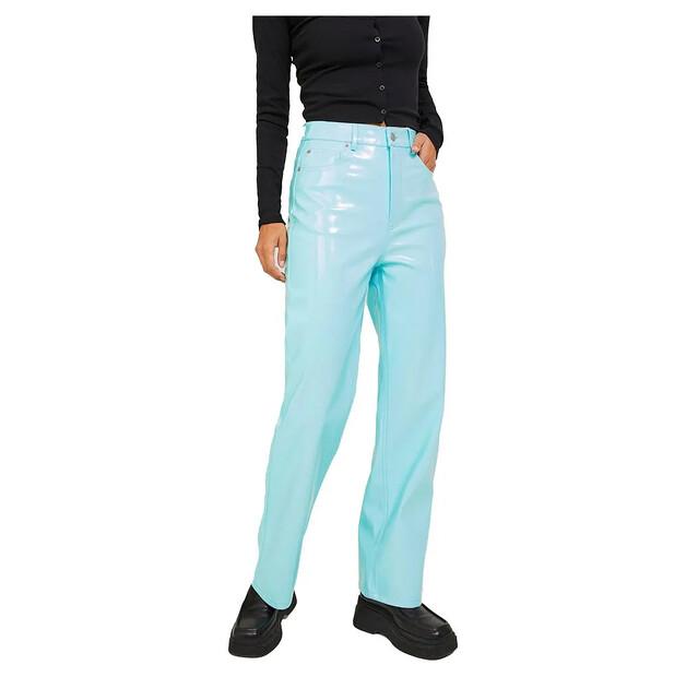 

Jack & Jones Kenya Straight Faux Leat high waist брюки M
