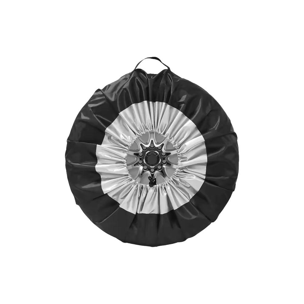 Car SUV Spare Tire Cover Case White Tire Wheel Bag Tyre Spare Storage Tote Oxford Cloth Protective Sleeve