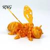 Bee Collectible Toy 3D Printed Cyberpunk Figurine, Movable Joints Mechanical Hornet Ornament, Articulated Wasp Flexible Figure Fidget Toy, Stress