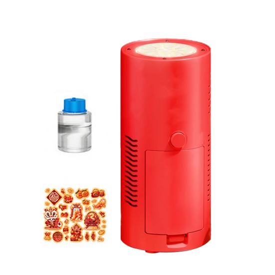 

Машина для пускання бульбашок з 10 отворами, що створює густі бульбашки, з різнокольоровими світлодіодними вогнями, на батарейках, портативна, не протікає, іграшка для новорічної святкової вечірки