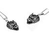 Retro Titanium Steel Men's Wolf Head Pendant Necklace - Trendy European & American Hip Hop Style