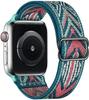 Elastyczny Nylonowy Pasek do Apple Watch ultra 2 49mm Seria 9/8/7 41mm 45mm38/42-40mm/44mm Boho Bransoletka iWatch 6 5 4 3 Se Pasek
