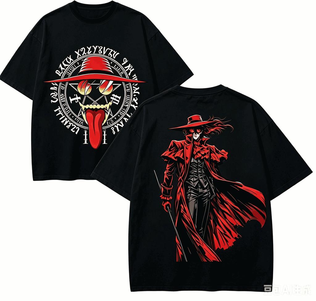Hellsing Anime Lover T-shirt Harajuku Cotton New Model High Street Fashion Oversized Unisex Comfortable Breathable Classic Soft