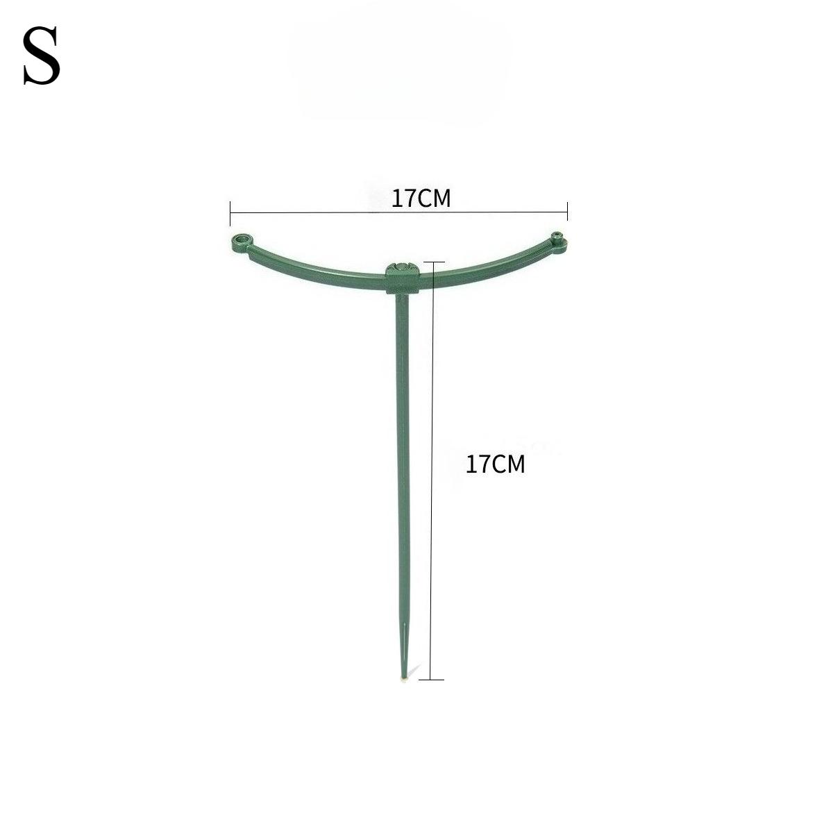 

2/4/8/10/12 шт. Пластиковая опорная стойка Колышек Опора для растений Колышек для цветов Теплицы Аранжировка Фиксирующий стержень Держатель Садовые инструменты S-2PCS зелёный
