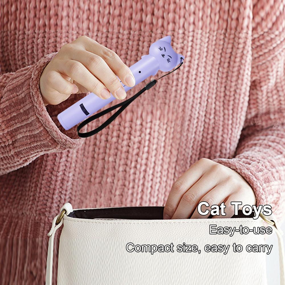 Смішна паличка для кота з інфрачервоним світлом Смішна ручка для кота Багатофункціональний вказівник Іграшка для кота для тренування кошенят Вправи