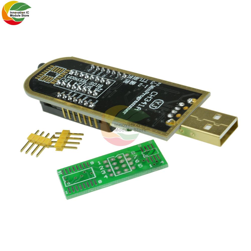 WCH341A 24 25 Series EEPROM Flash BIOS USB Programmer Module SOIC8 SOP8 Test Clip For EEPROM 93CXX / 25CXX / 24CXX DIY KIT