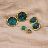 5PCS Shiny Clothing Button Vintage Sewing Button Overcoat Gemstone Buttons  Clothing Sewing