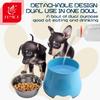 Fenice Haustier-Futter- und Wassernäpfe Hundefutter Wasserspender Edelstahl Haustier-Trinkschale Katzenwelpen Zubehör Kleine Hunde Accessoires