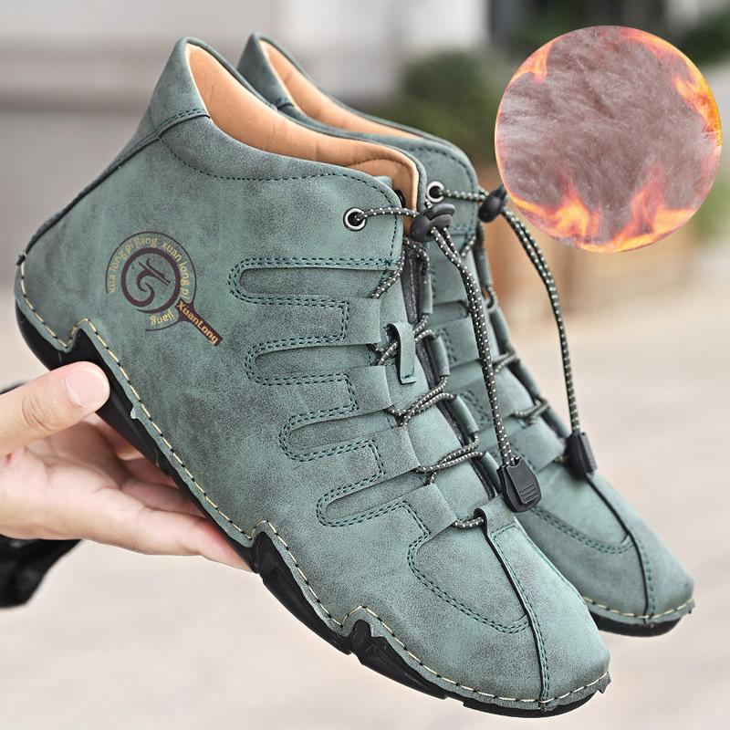 Medium And High Top Cotton Men'S Shoes Casual Xiyin Martin Boots