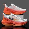 Youth Ultra-light Mesh Breathable Carbon Board Racing Running Shoes Men's and Women's Versatile Shock-absorbing and Non-slip Real Explosive Sports Sh