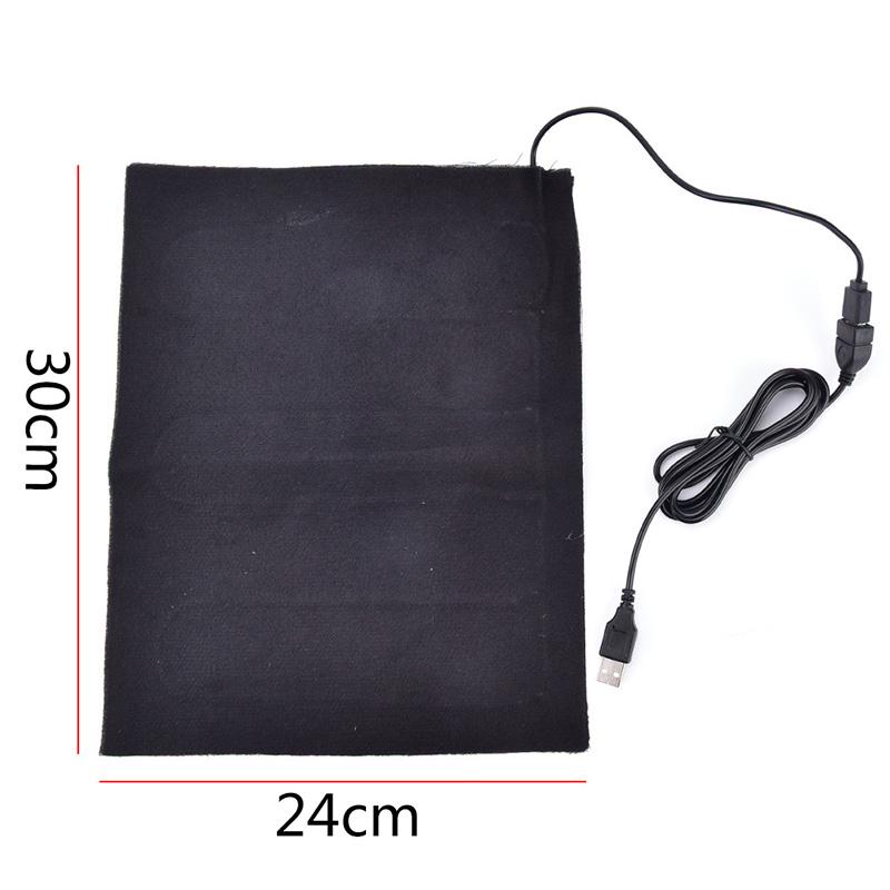 USB Fiber Heater Carbon Electric Heated Jacket Soft Cushion Winter Men Vest Heating Clothes Warmer Pads Keep Warm For Mouse Pad