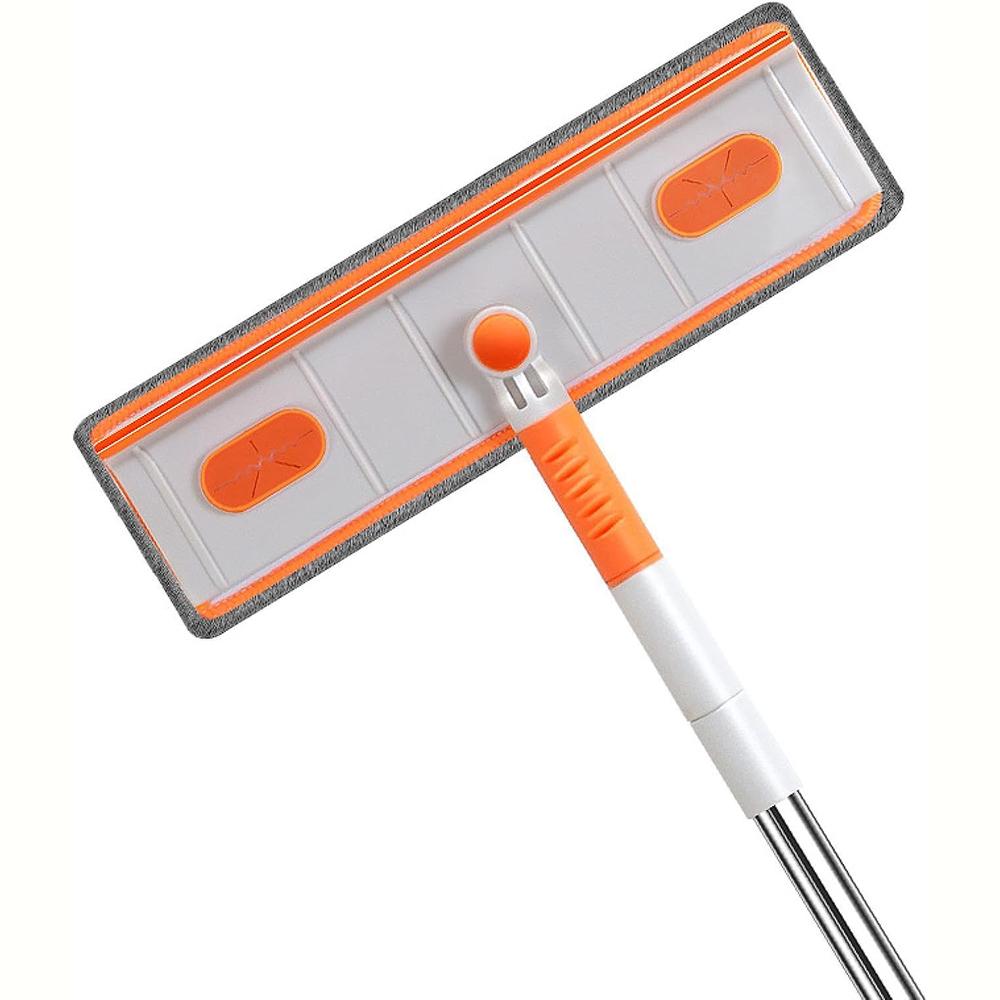 

Скребок для душа 2-в-1 с телескопической удлинительной штангой 47 дюймов, регулируемой головкой на 180 градусов для высокой очистки стекла внутри и снаружи 1PCS