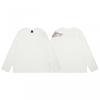 Derschutze Blossom Embroidered Waffle Knit Oversized Long Sleeve T-Shirt Men Women Teens