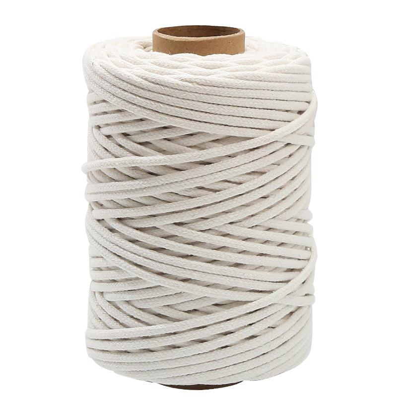 4mm Colorful Core-spun Cotton Rope DIY Hand-woven Hand-woven Bag Tapestry Rope Colorful Cotton Rope