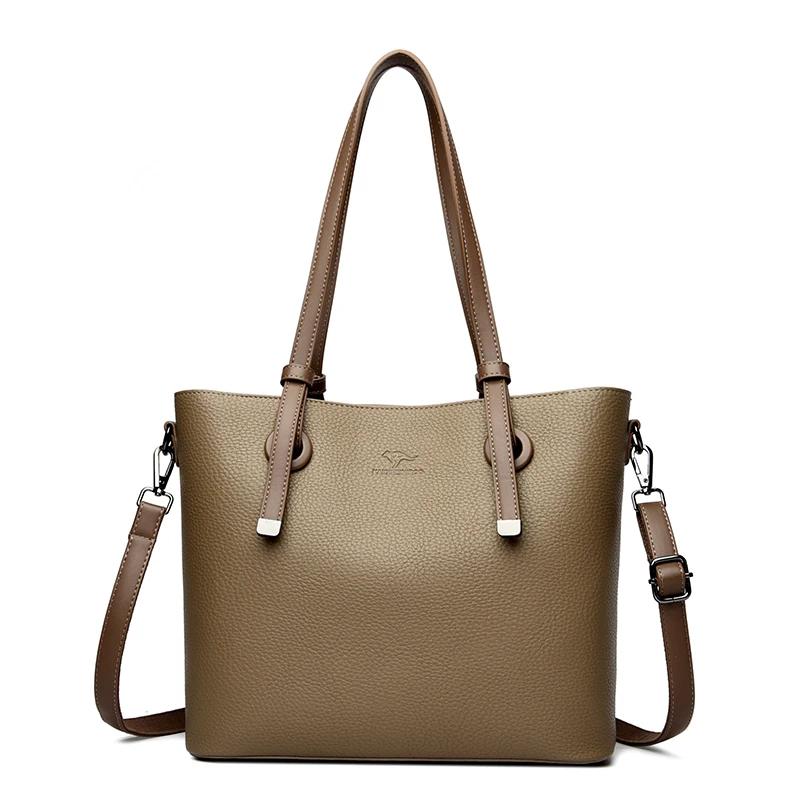 Women Shoulder Bags Luxury Designer High Quality Leather Shoulder Messenger Commuting Tote Bag Large Handbag Purses for Female
