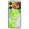 For ZTE Nubia Music 2 Case 2025 Soft Black Silicone Bumper Butterfly Painted Phone Cover for Nubia Music2 Cases Fundas Capa