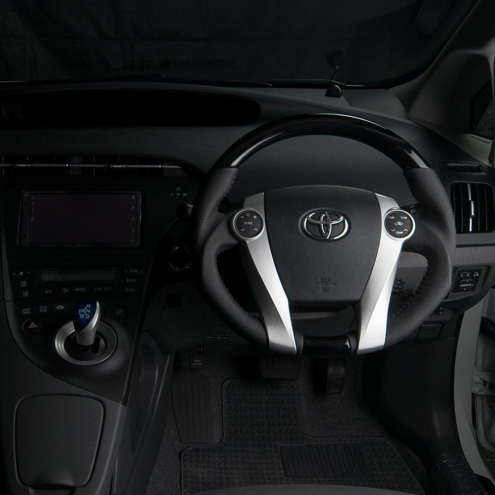 REAL Steering Wheel including Original Series Piano Black [Prius (30 Series) PHV] 30-2-PBW