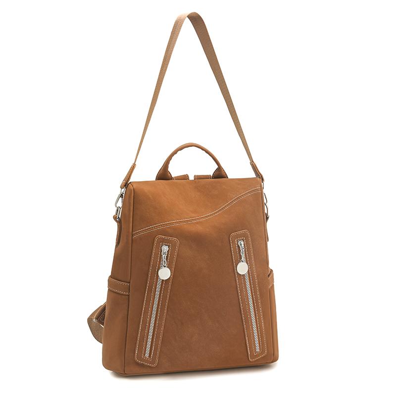 Multifunctional Shoulder Bag Anti-theft Backpack Women's Stitching Backpack