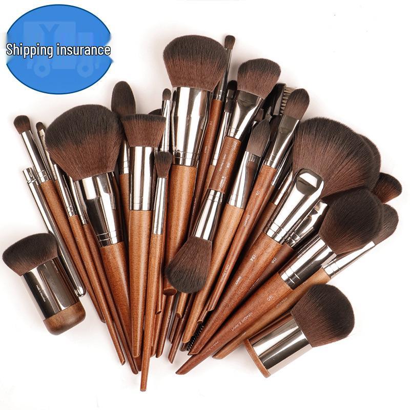 Zhenzhi Hall Soft Makeup Brush Set: Foundation, Concealer, Powder & Eyeshadow Brushes