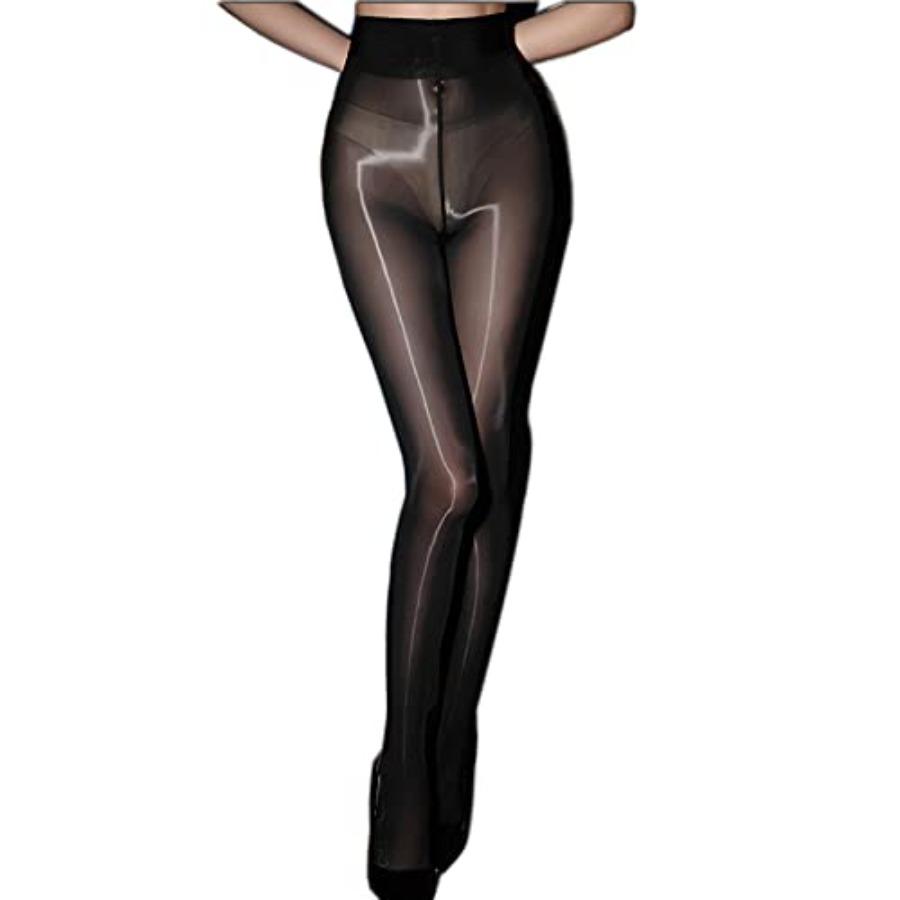 Women Shiny Sheer Pantyhose 8D High Density Tights Anti Snag High Waist Silk Pantyhose