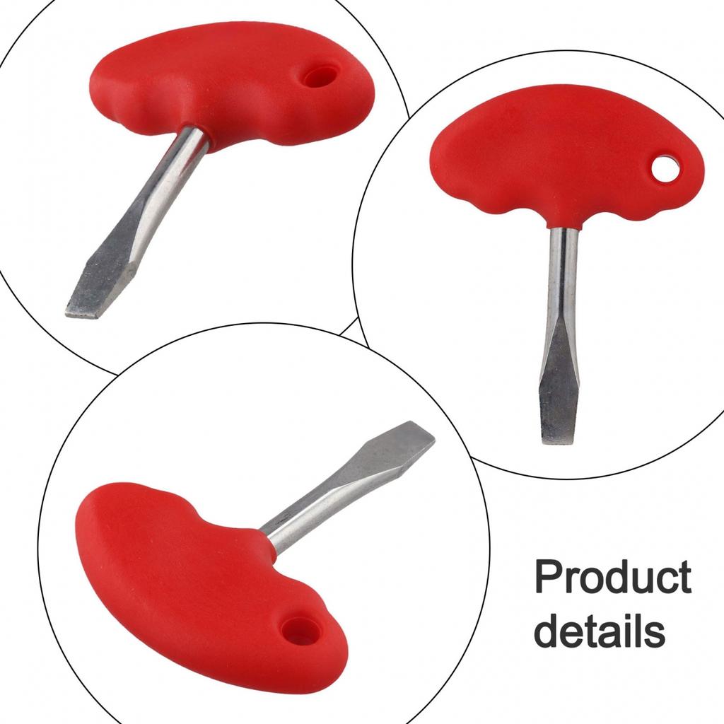 T-Handle Screwdriver Flathead Screwdriver Ergonomic Grip