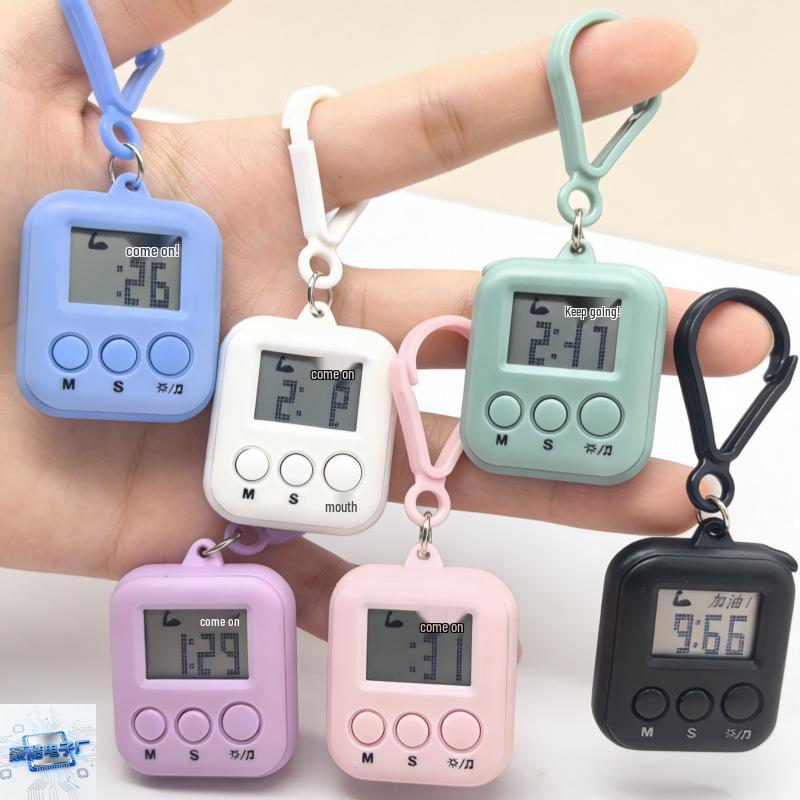 Electronic Music Pendant Keychain: Big Sound, Time Display, Backpack Accessory