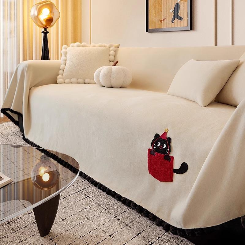 The New Sofa Cover Fabric Has A High End Feel and Is Suitable for All Seasons It Is A Full Cover Anti Slip Sofa Cushion