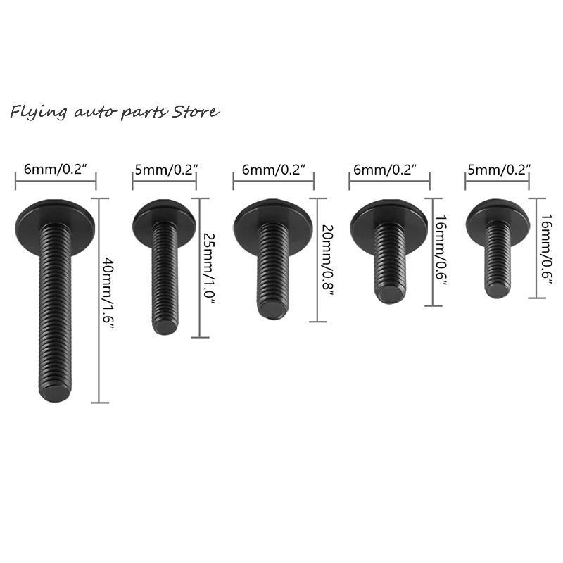 177-teiliges Motorrad CNC-Legierung Verkleidungsschraubenmuttern-Kit Für GSXR 600 750 1000 K1-K8 Z750 Z900 Z1000 Z800 400 300