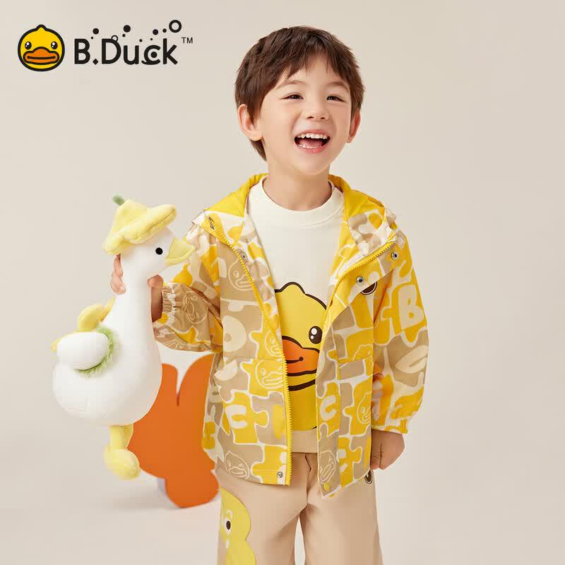 B.Duck Boys' Hooded Windbreaker Jacket