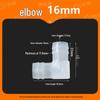 Plastic Elbow Hose Connector 90° Barb for Fish Tank Water Pipe