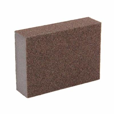 Practical Powerful Cleaning 10*7*2.5cm Dark Brown Kitchen Sponge Convenient Twisted And Not Easily Broken Emery Durable