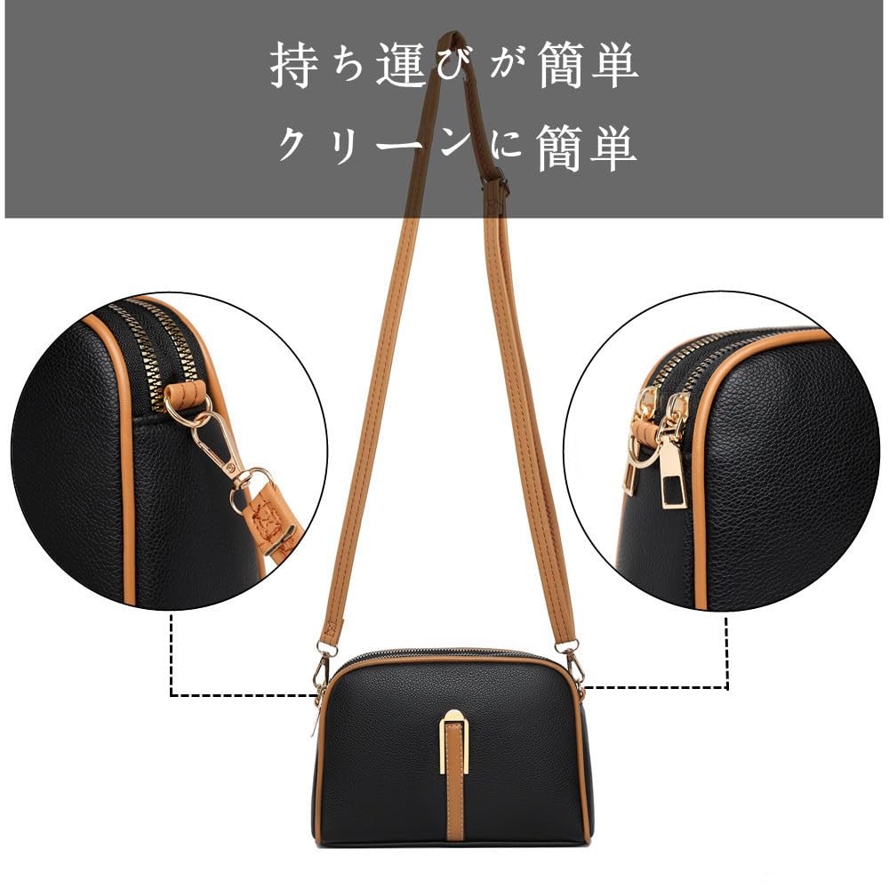 Lawnspet Women's Crossbody Shoulder Bag, Lightweight, Small, Smartphone Shoulder Bag, Smartphone Pouch, Crossbody Mini Bag, Smartphone Pouch, PU